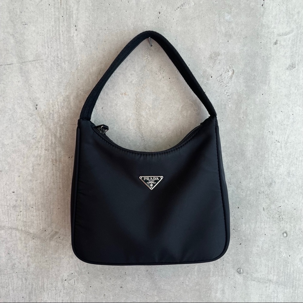 Vintage Prada Nylon Tessuto Sport Shoulder Hand Bag
